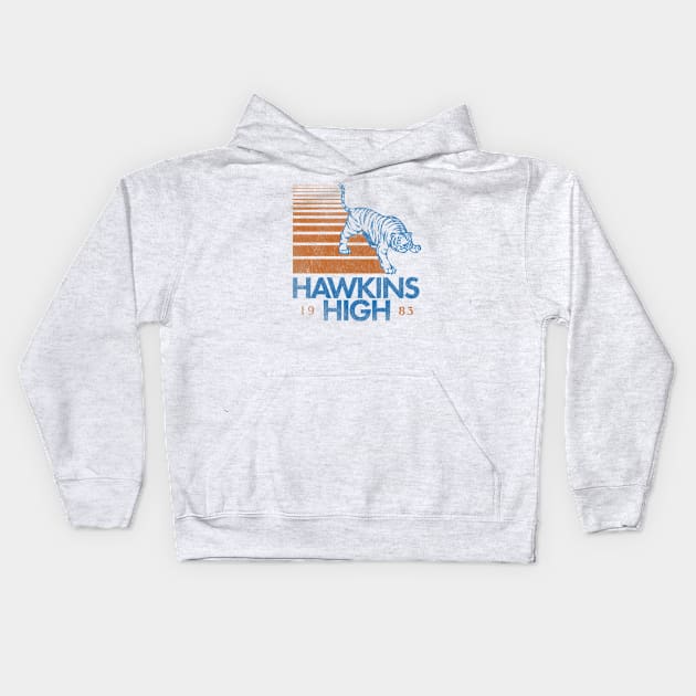 Hawkins High '83 Kids Hoodie by wls